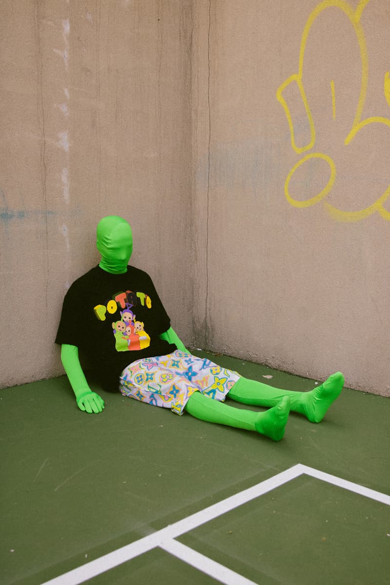 imran potato bootleg collection capsule spring summer 2019 ss19 june 14 release date louis vuitton nickelodeon kablam gucci print