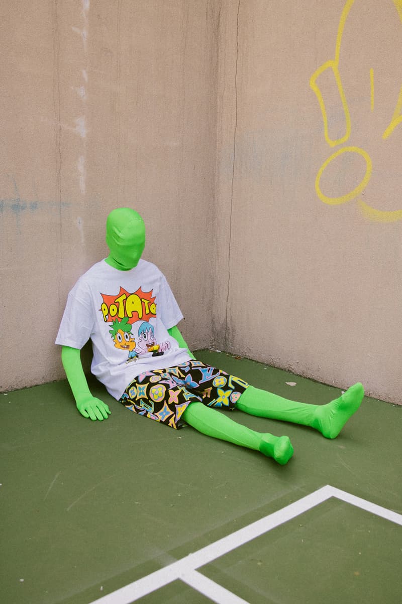 imran potato bootleg collection capsule spring summer 2019 ss19 june 14 release date louis vuitton nickelodeon kablam gucci print