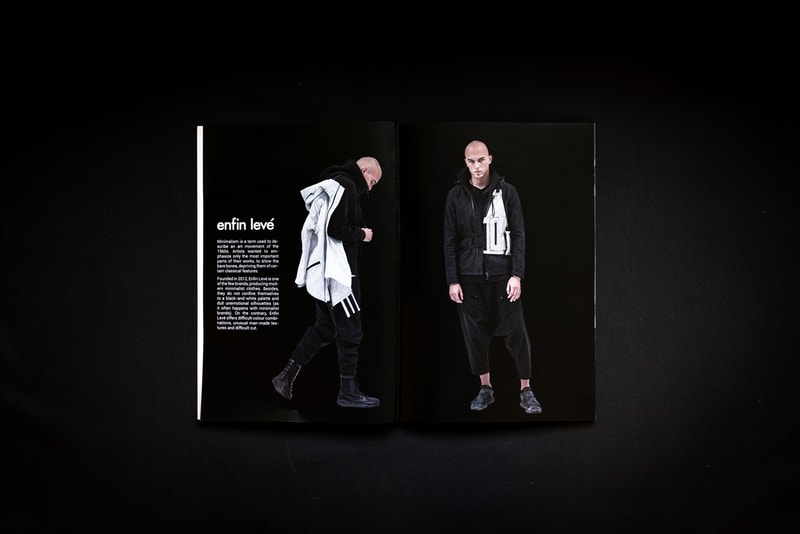 'items.' Techwear Magazine Third Issue Inside release global drop date info editorial riot division enfin leve article feature