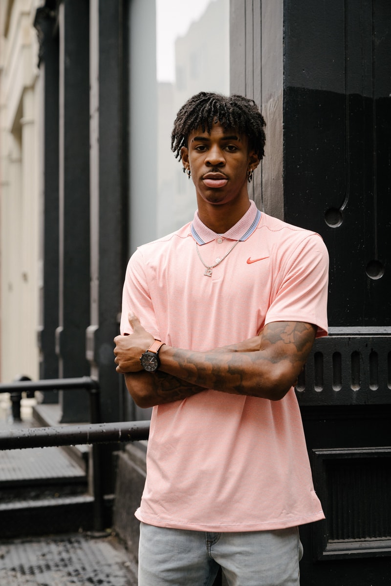 Ja Morant fashion Style nike Sneakers HYPEBEAST Streetsnaps new york city nba draft 2019 shoes tissot watch hoop earrings 12 chain jewelry air jordan 1 polo gold shirt