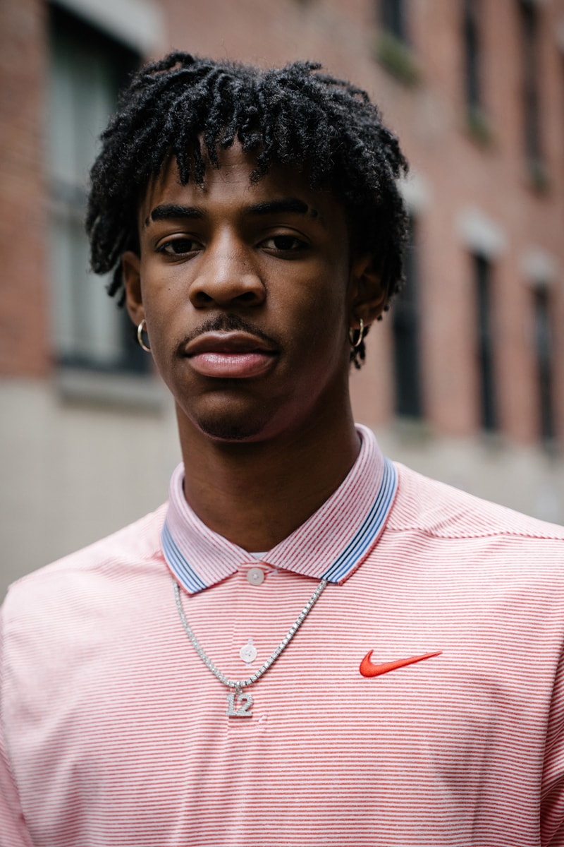 Ja Morant fashion Style nike Sneakers HYPEBEAST Streetsnaps new york city nba draft 2019 shoes tissot watch hoop earrings 12 chain jewelry air jordan 1 polo gold shirt