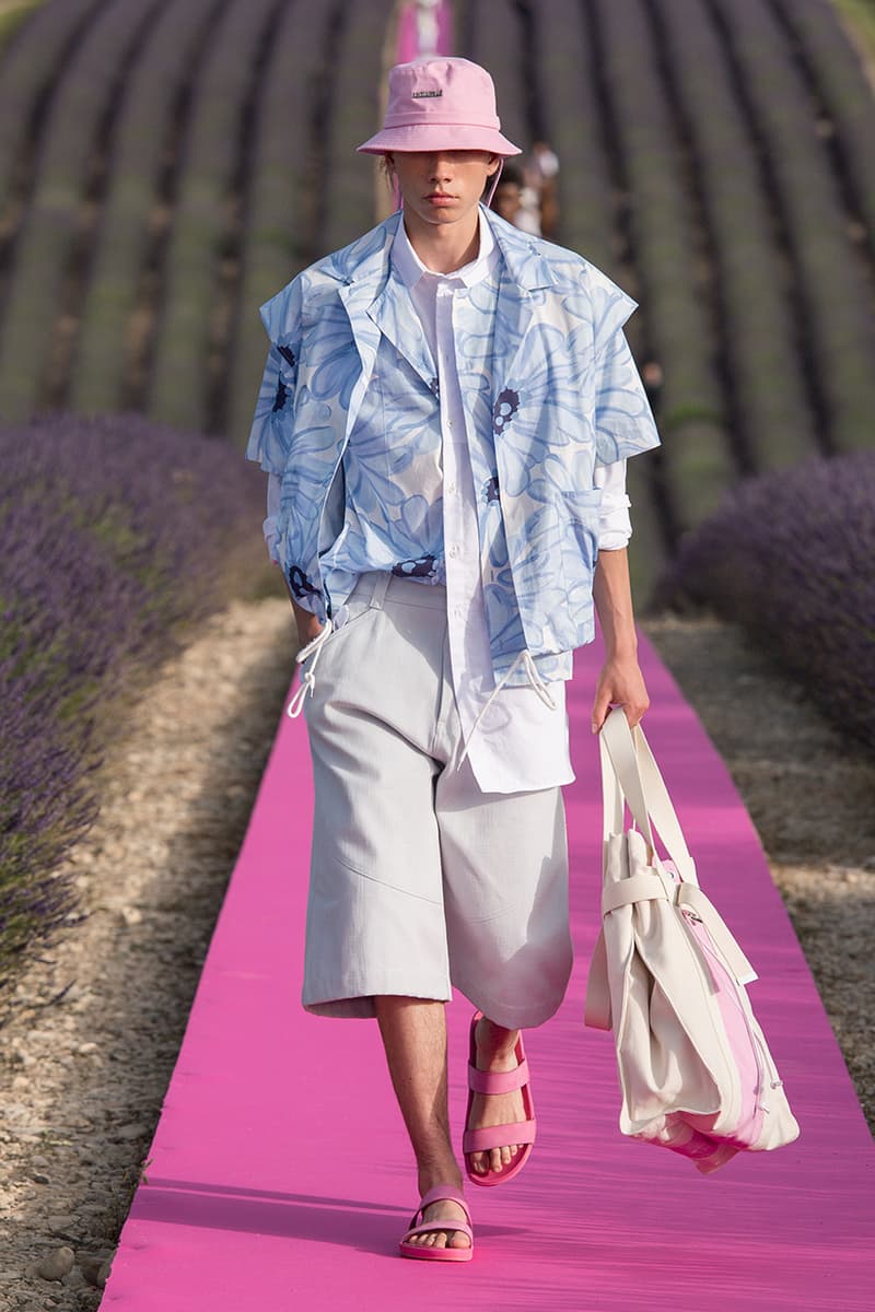 Jacquemus Spring/Summer 2020 Show "Le Coup de Soleil" The Sunburn Paris Fashion Week Men's SS20 Runway Collection Closer Look Review Best Looks Simon Porte Fashion Swarovski Collaboration