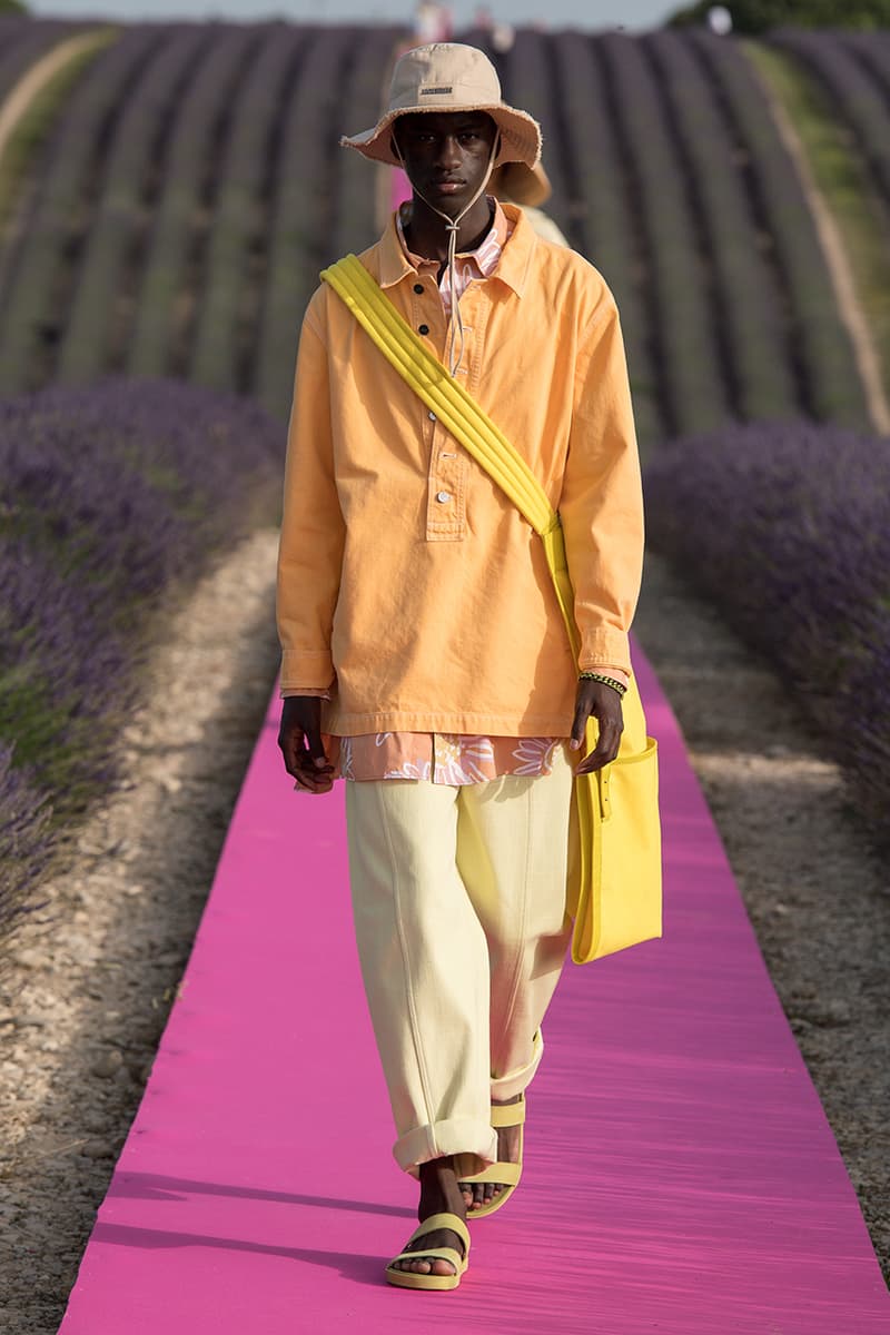 Jacquemus Spring/Summer 2020 Show "Le Coup de Soleil" The Sunburn Paris Fashion Week Men's SS20 Runway Collection Closer Look Review Best Looks Simon Porte Fashion Swarovski Collaboration