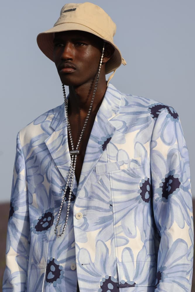 Jacquemus Spring/Summer 2020 Show "Le Coup de Soleil" The Sunburn Paris Fashion Week Men's SS20 Runway Collection Closer Look Review Best Looks Simon Porte Fashion Swarovski Collaboration
