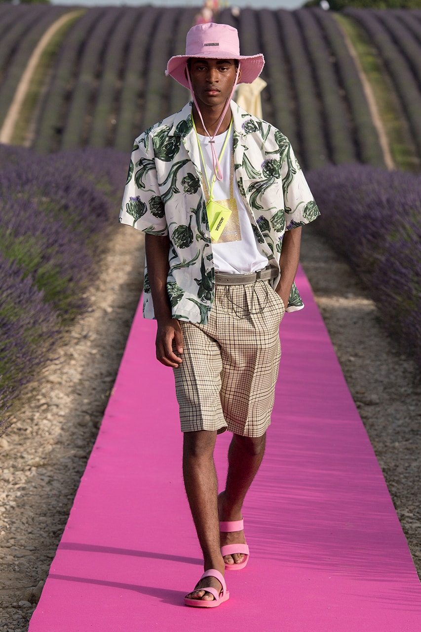 Jacquemus Spring/Summer 2020 Show "Le Coup de Soleil" The Sunburn Paris Fashion Week Men's SS20 Runway Collection Closer Look Review Best Looks Simon Porte Fashion Swarovski Collaboration