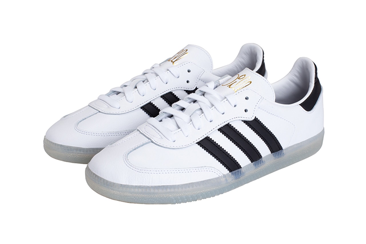 Jason Dill adidas Samba Official Look fucking awesome skateboarding shoe release info official look pictures black/white translucent sole 