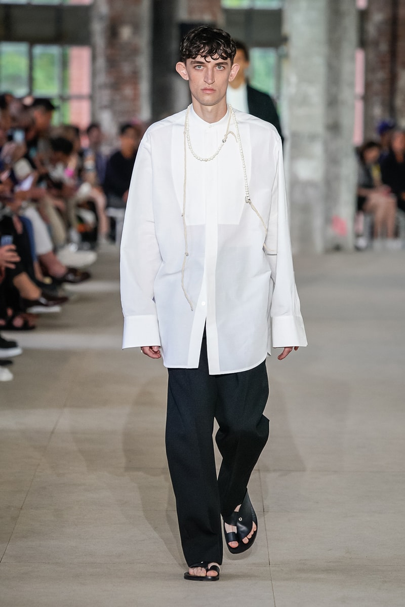 jil sander spring summer 2020 mens collection runway show paris fashion week 