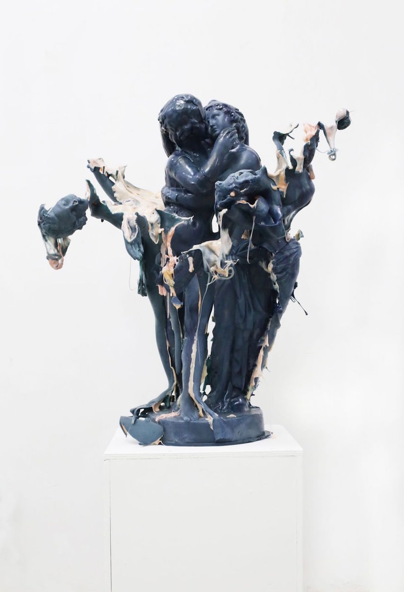 jin shan hall of mirrors night gallery exhibition sculptures los angeles artworks artists