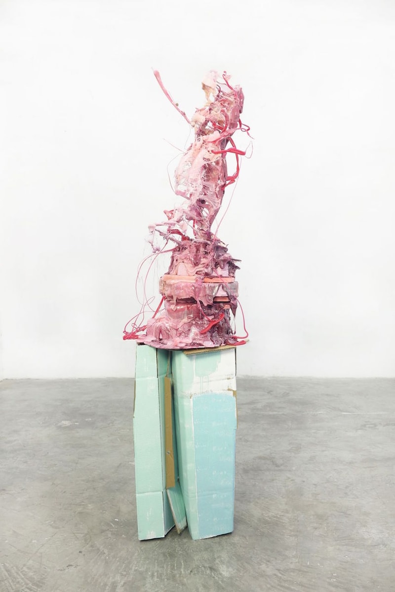 jin shan hall of mirrors night gallery exhibition sculptures los angeles artworks artists
