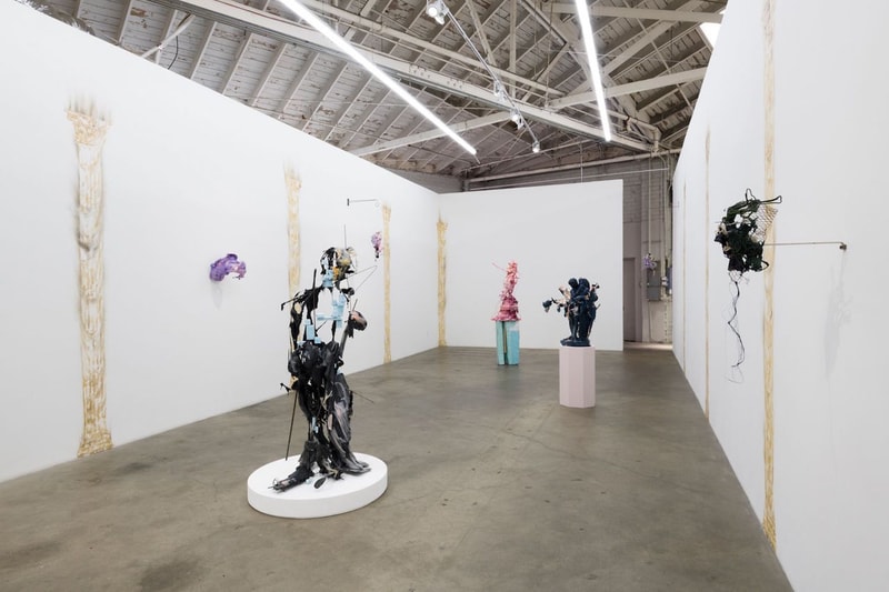 jin shan hall of mirrors night gallery exhibition sculptures los angeles artworks artists
