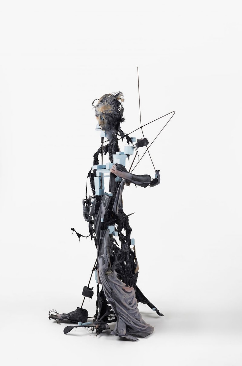 jin shan hall of mirrors night gallery exhibition sculptures los angeles artworks artists