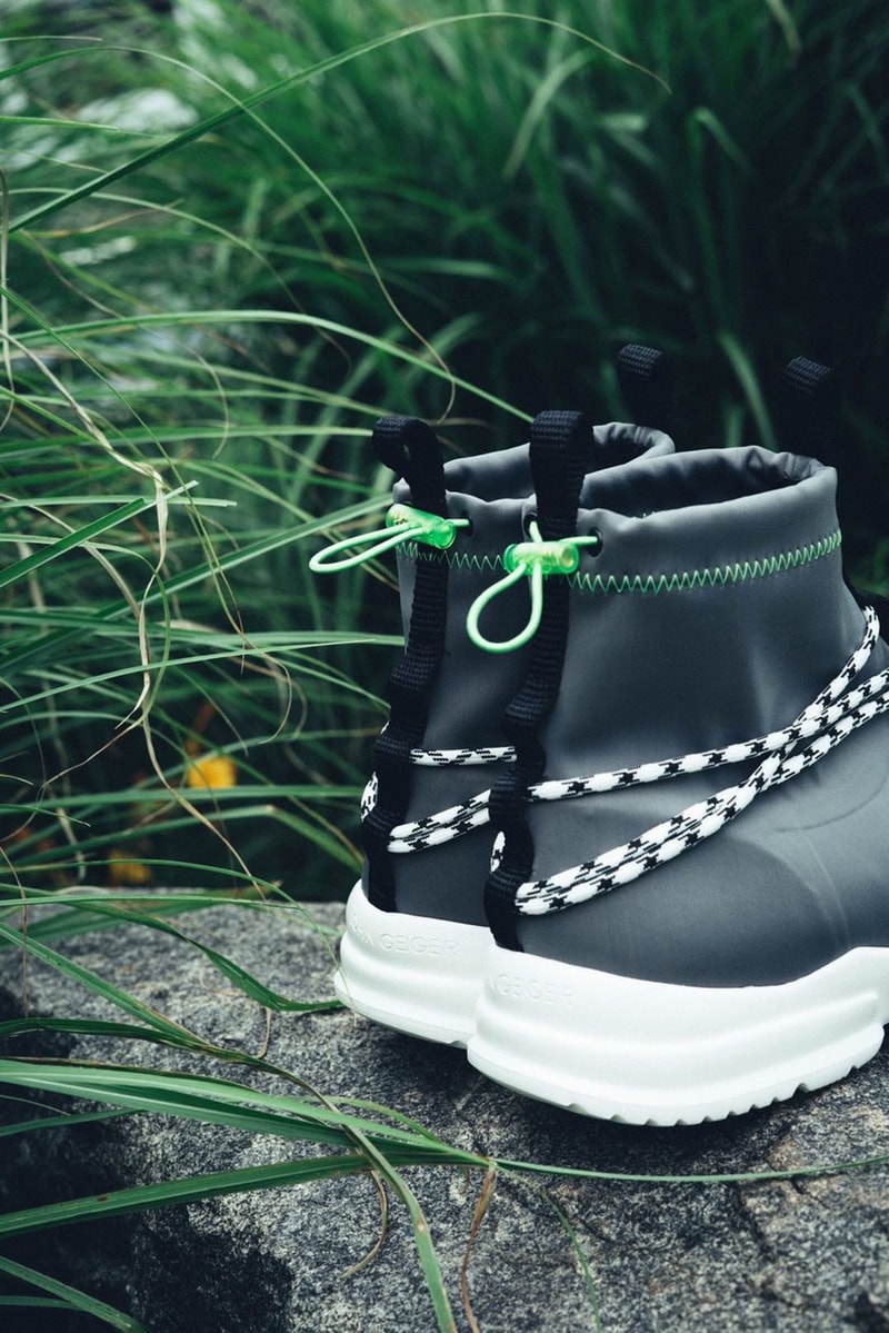 John Geiger Grey/Lime 002 Exclusive for Anrosa paris fashion week pfw june 17 drop buy release date info