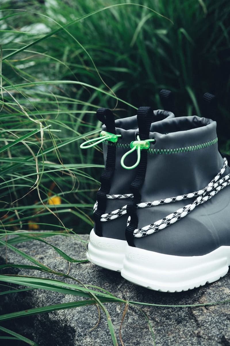 John Geiger Grey/Lime 002 Exclusive for Anrosa paris fashion week pfw june 17 drop buy release date info