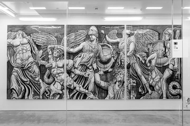jun cha ronin hidari zingaro exhibition artworks paintings