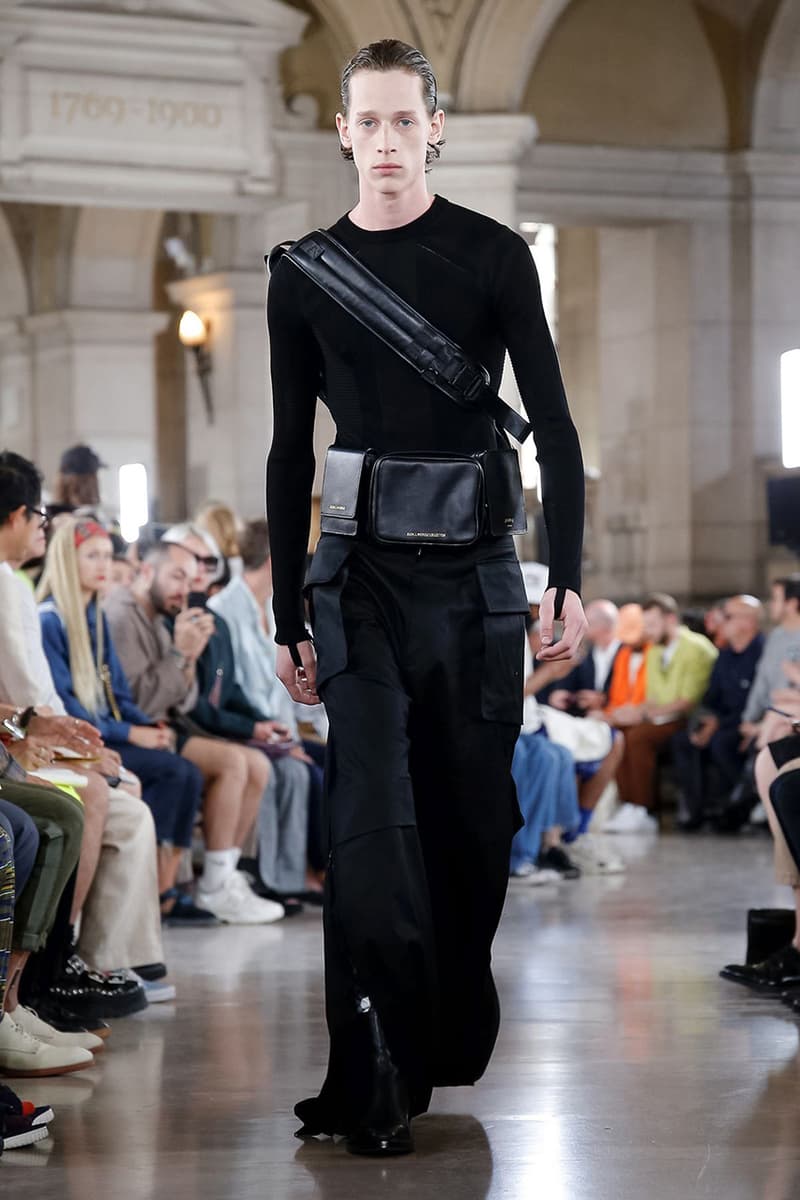 JUUN. J Paris Fashion Week Men's 2020 Spring/Summer 2020 Runway Presentation Men's Women's Collection Closer Look Images Shots Leather Technical Gothic Future Military Inspired Outerwear