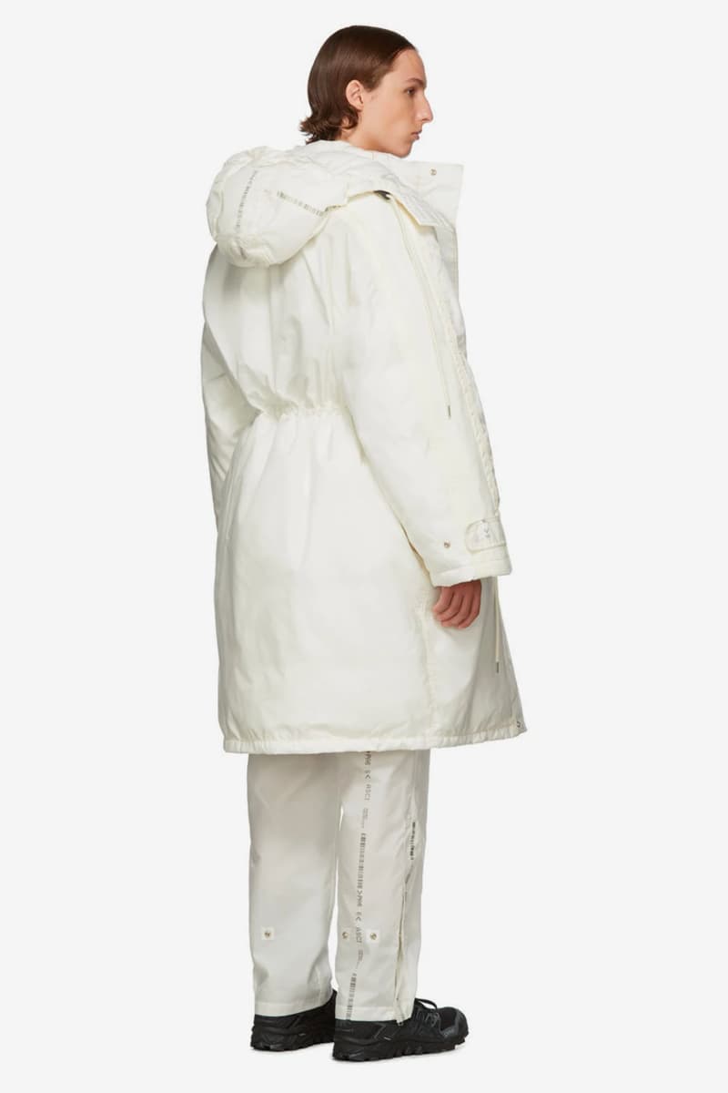 KANGHYUK Fall Winter 2019 Delivery White Down Front Jacket Grey Readymade Airbag Oil Washed Trousers front vest cap shrink shirt south korea seoul