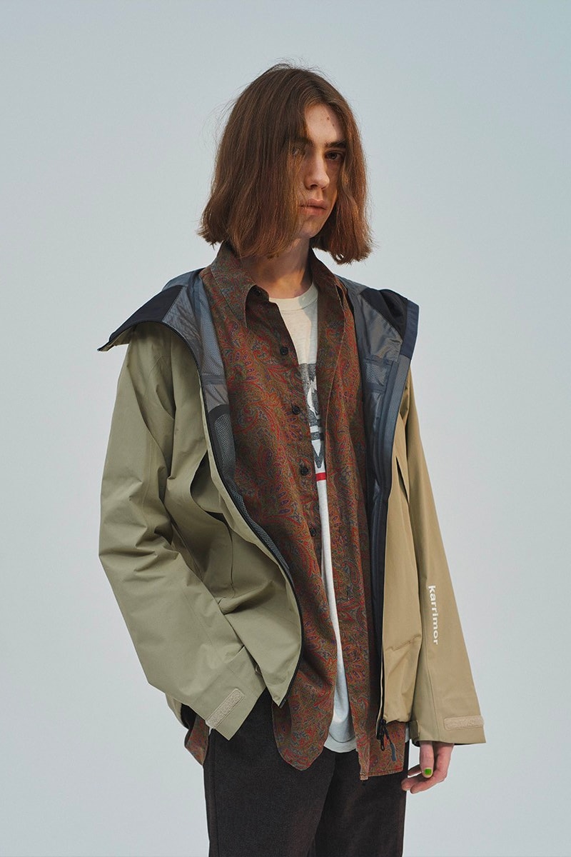 Karrimor Japan Summer 2019 Collection Tailored garments Yuta Yamada functional hi-tech luggage suitcase british outdoor parka poncho raincoat jacket shoegazing shoegaze