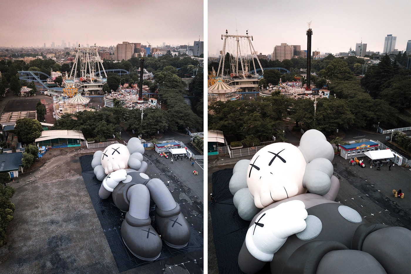 KAWS HOLIDAY Japan Camping Exhibition Mount Fuji