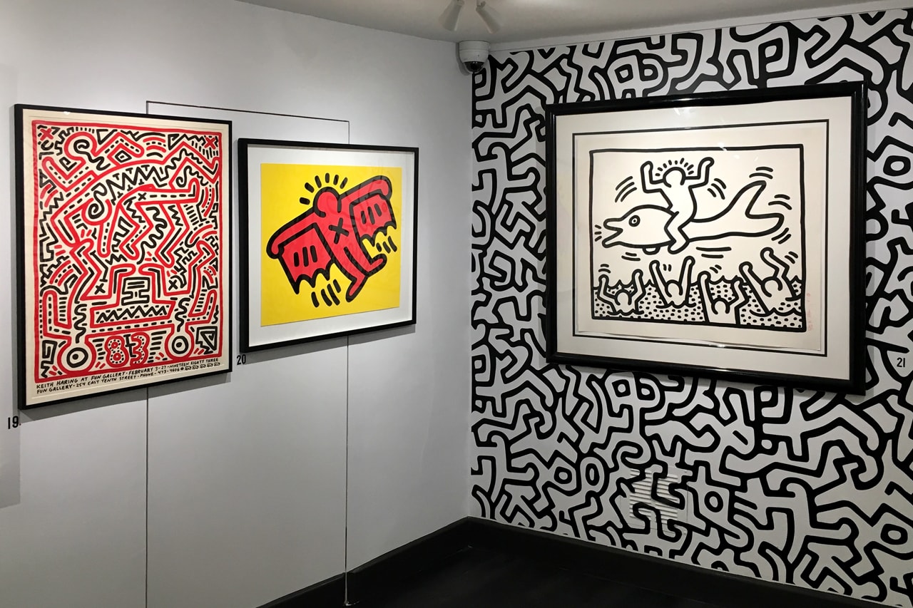 keith haring icon exhibition rhodes contemporary london artworks paintings