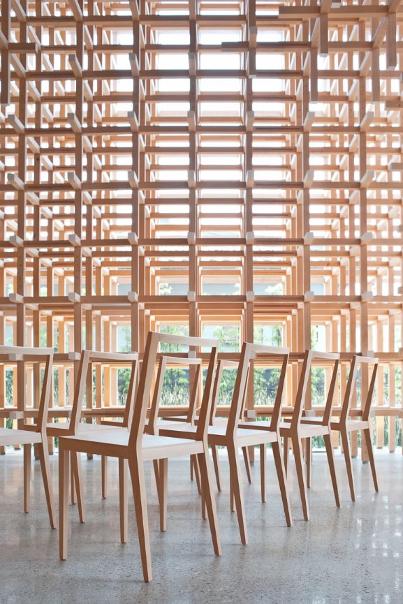 kengo kuma time style exhibition furniture design architecture