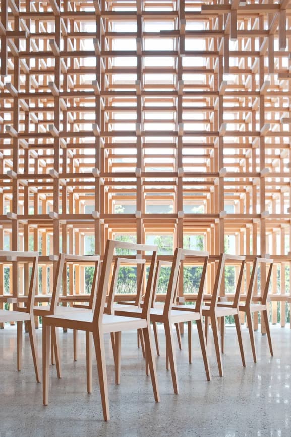 kengo kuma time style exhibition furniture design architecture
