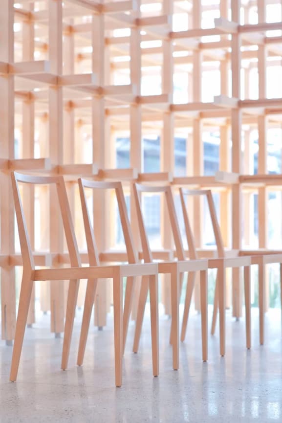 kengo kuma time style exhibition furniture design architecture
