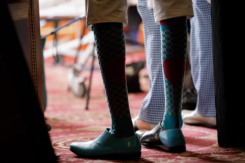 Kiko Kostadinov Spring/Summer 2020 Backstage LFW:M London Fashion Week: Men's Asics Collaboration Affix Works
