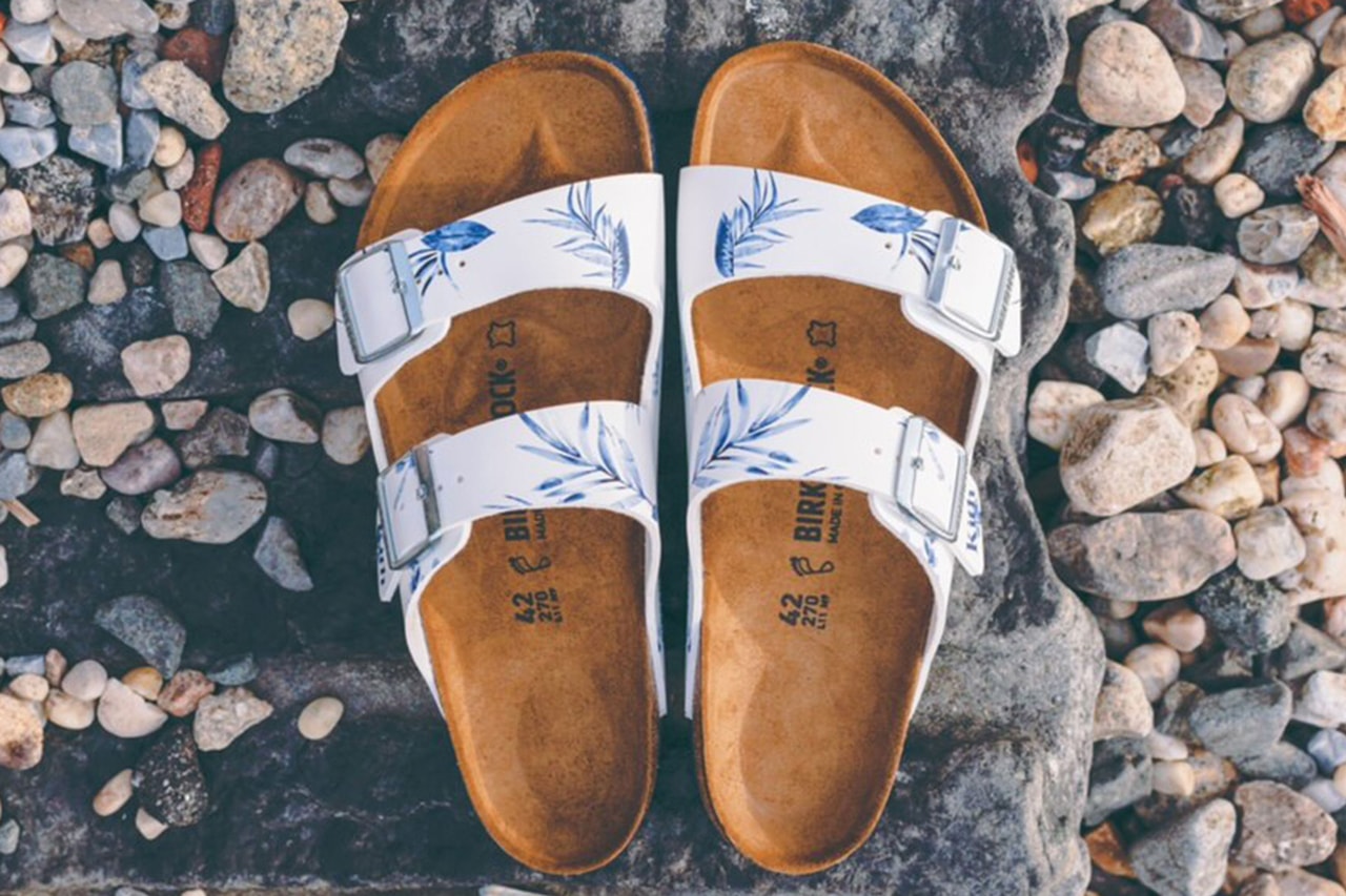 kith birkenstock arizona boston footwear sandals