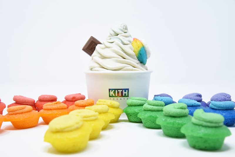 KITH Treats x Baked by Melissa Pride Month Special Release LGBTQ + Plus Stonewall Uprising 50th Anniversary Cupcakes Rainbow ce Cream Swirl milkshake
