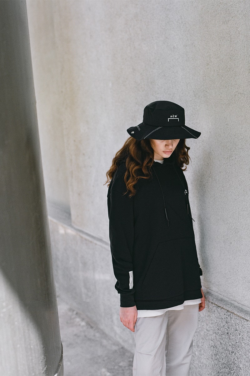 KM20 A-COLD-WALL* Samuel Ross Collaboration Capsule Collection "ХОЛОДНАЯ СТЕНА" Concept Store Opening T-Shirt Cross Body Bag Panama Hat Hooded Sweatshirt "Love Exchange"