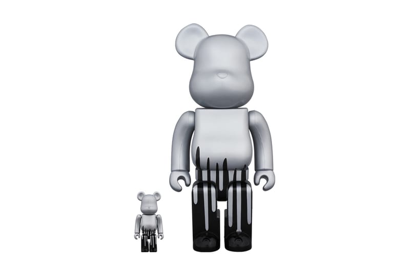 KRINK & Medicom Toy Release Paint-Dripping BE@RBRICK Figure