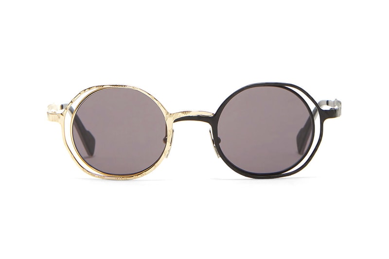 kuboraum mask u6 sunglasses in black spiked colorway release spring summer 2019 two tone mask h11 y5 in green sunglasses sid vicious sex pistols steampunk