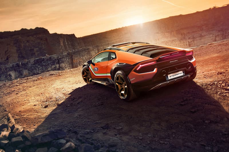 Lamborghini Huracán Sterrato Off-Road Four Wheel Drive All Terrain Suspension 5.2 Litre V10 Engine 640 BHP Dinamica Veicolo Integrata
