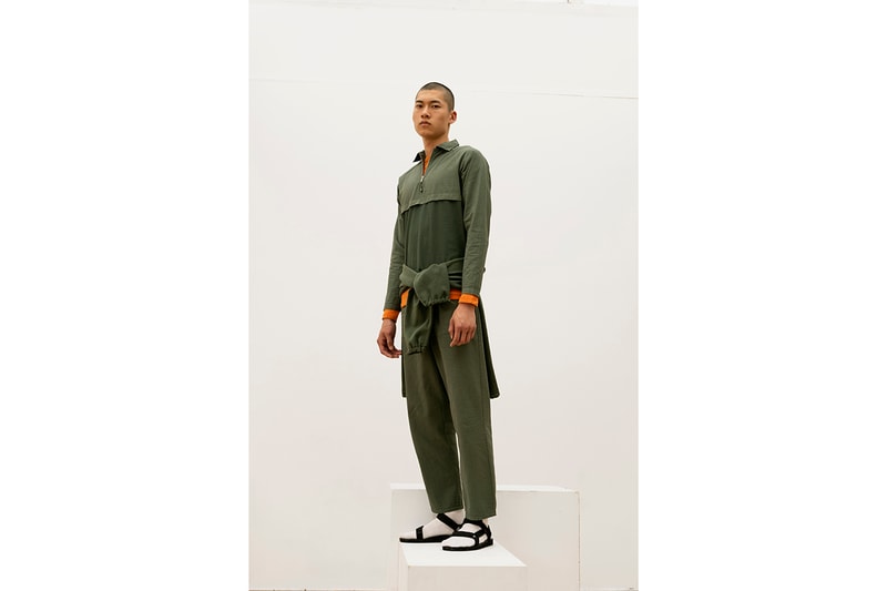Les Basics Spring/Summer 2020 SS20 Collection Lookbook Simple Clean Cut Classic Staple Pieces Minimal Shirts Bags Coats Zip Ups Trousers Waffle Crushed 