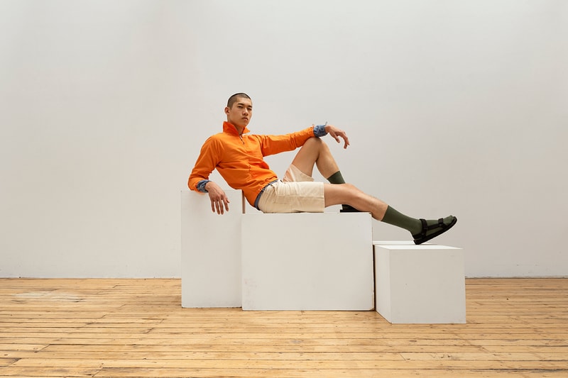 Les Basics Spring/Summer 2020 SS20 Collection Lookbook Simple Clean Cut Classic Staple Pieces Minimal Shirts Bags Coats Zip Ups Trousers Waffle Crushed 