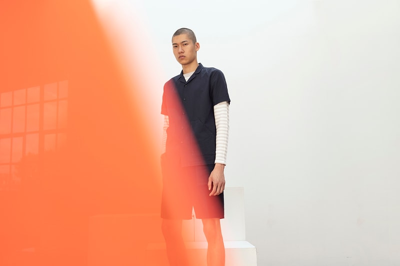 Les Basics Spring/Summer 2020 SS20 Collection Lookbook Simple Clean Cut Classic Staple Pieces Minimal Shirts Bags Coats Zip Ups Trousers Waffle Crushed 