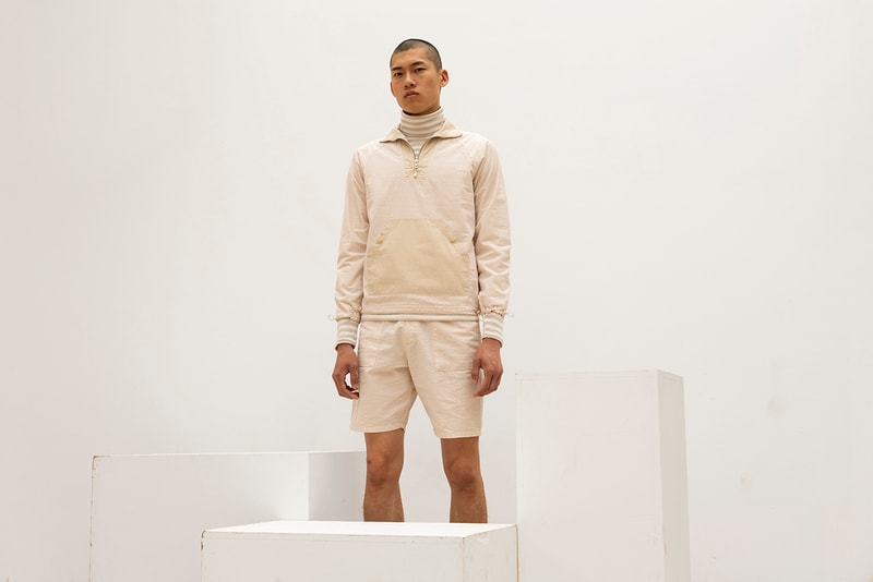 Les Basics Spring/Summer 2020 SS20 Collection Lookbook Simple Clean Cut Classic Staple Pieces Minimal Shirts Bags Coats Zip Ups Trousers Waffle Crushed 