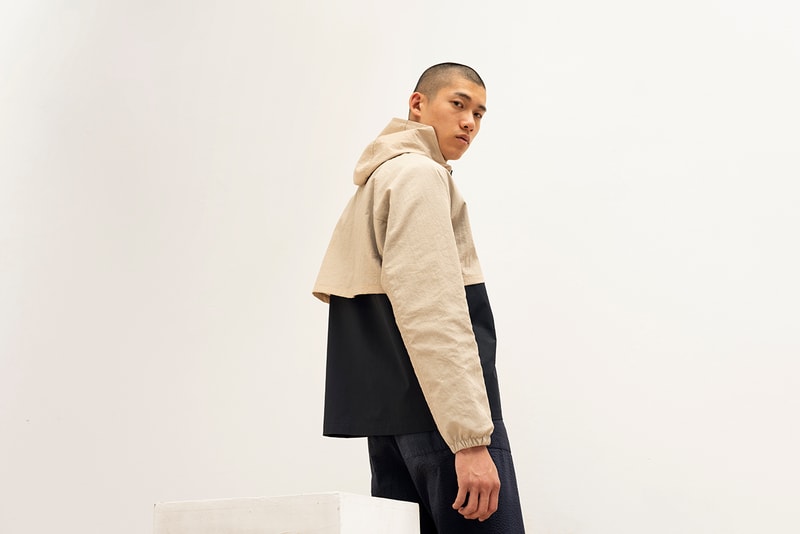 Les Basics Spring/Summer 2020 SS20 Collection Lookbook Simple Clean Cut Classic Staple Pieces Minimal Shirts Bags Coats Zip Ups Trousers Waffle Crushed 