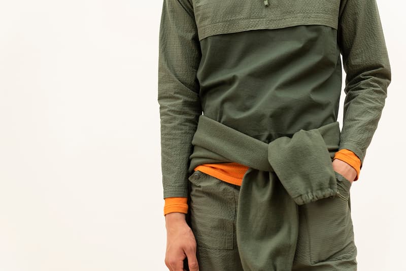 Les Basics Spring/Summer 2020 SS20 Collection Lookbook Simple Clean Cut Classic Staple Pieces Minimal Shirts Bags Coats Zip Ups Trousers Waffle Crushed