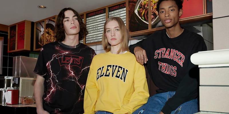 levi's stranger things collection