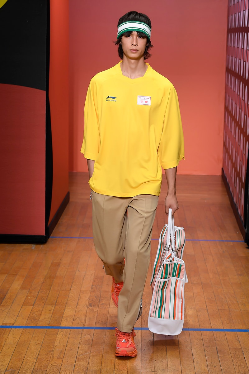LI-NING Paris Fashion Week Men's SS20 Spring Summer 2020 Collection Menswear Runway Presentation Ping Pong Stefano Pilati Random Identities 