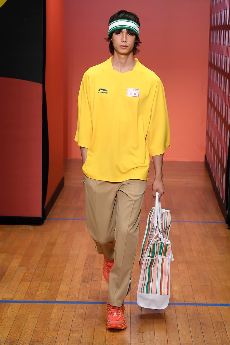 LI-NING Paris Fashion Week Men's SS20 Spring Summer 2020 Collection Menswear Runway Presentation Ping Pong Stefano Pilati Random Identities
