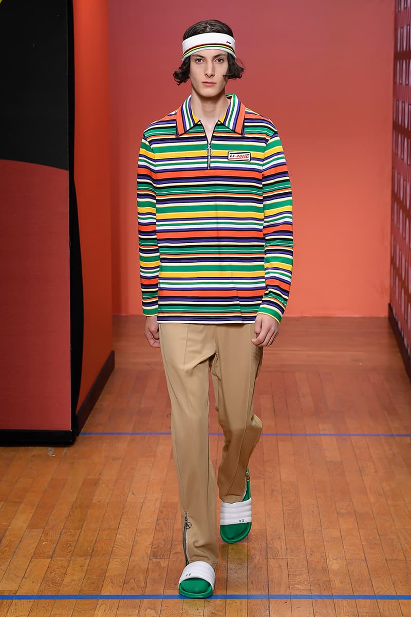 LI-NING Paris Fashion Week Men's SS20 Spring Summer 2020 Collection Menswear Runway Presentation Ping Pong Stefano Pilati Random Identities