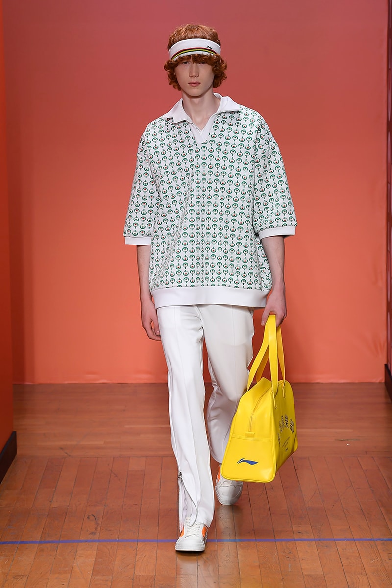 LI-NING Paris Fashion Week Men's SS20 Spring Summer 2020 Collection Menswear Runway Presentation Ping Pong Stefano Pilati Random Identities 