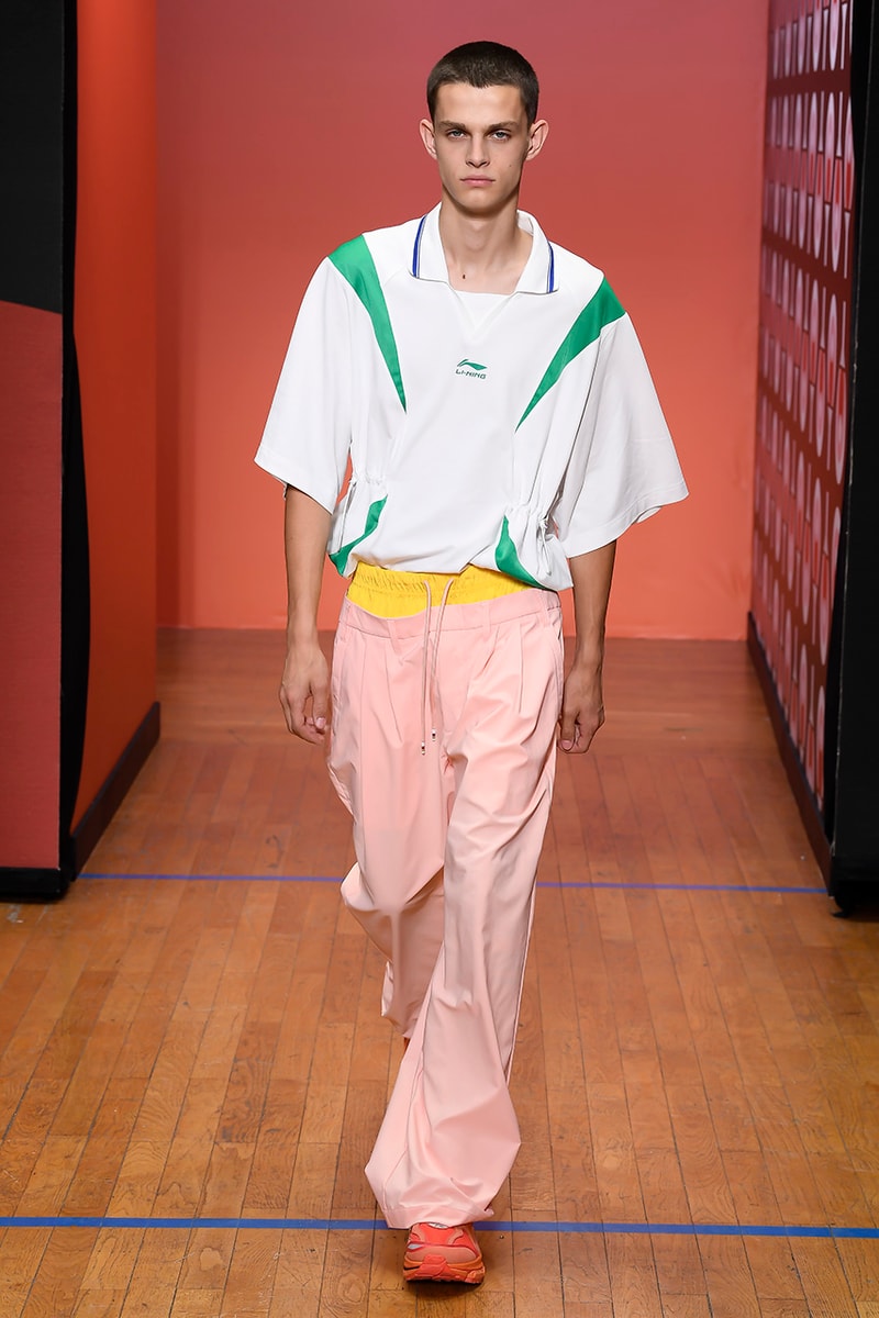 LI-NING Paris Fashion Week Men's SS20 Spring Summer 2020 Collection Menswear Runway Presentation Ping Pong Stefano Pilati Random Identities 