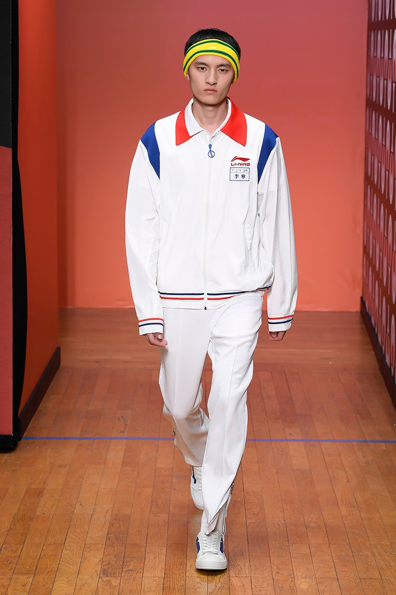 LI-NING Paris Fashion Week Men's SS20 Spring Summer 2020 Collection Menswear Runway Presentation Ping Pong Stefano Pilati Random Identities 