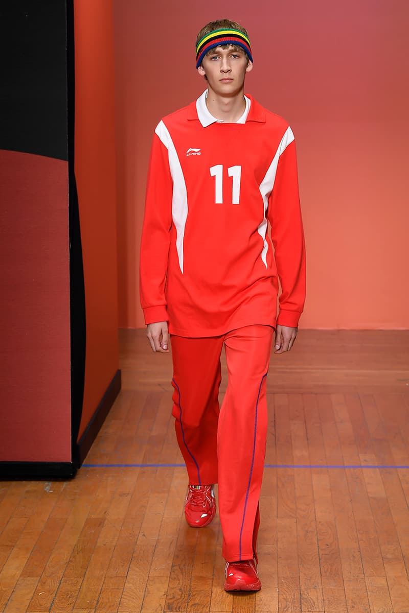 LI-NING Paris Fashion Week Men's SS20 Spring Summer 2020 Collection Menswear Runway Presentation Ping Pong Stefano Pilati Random Identities