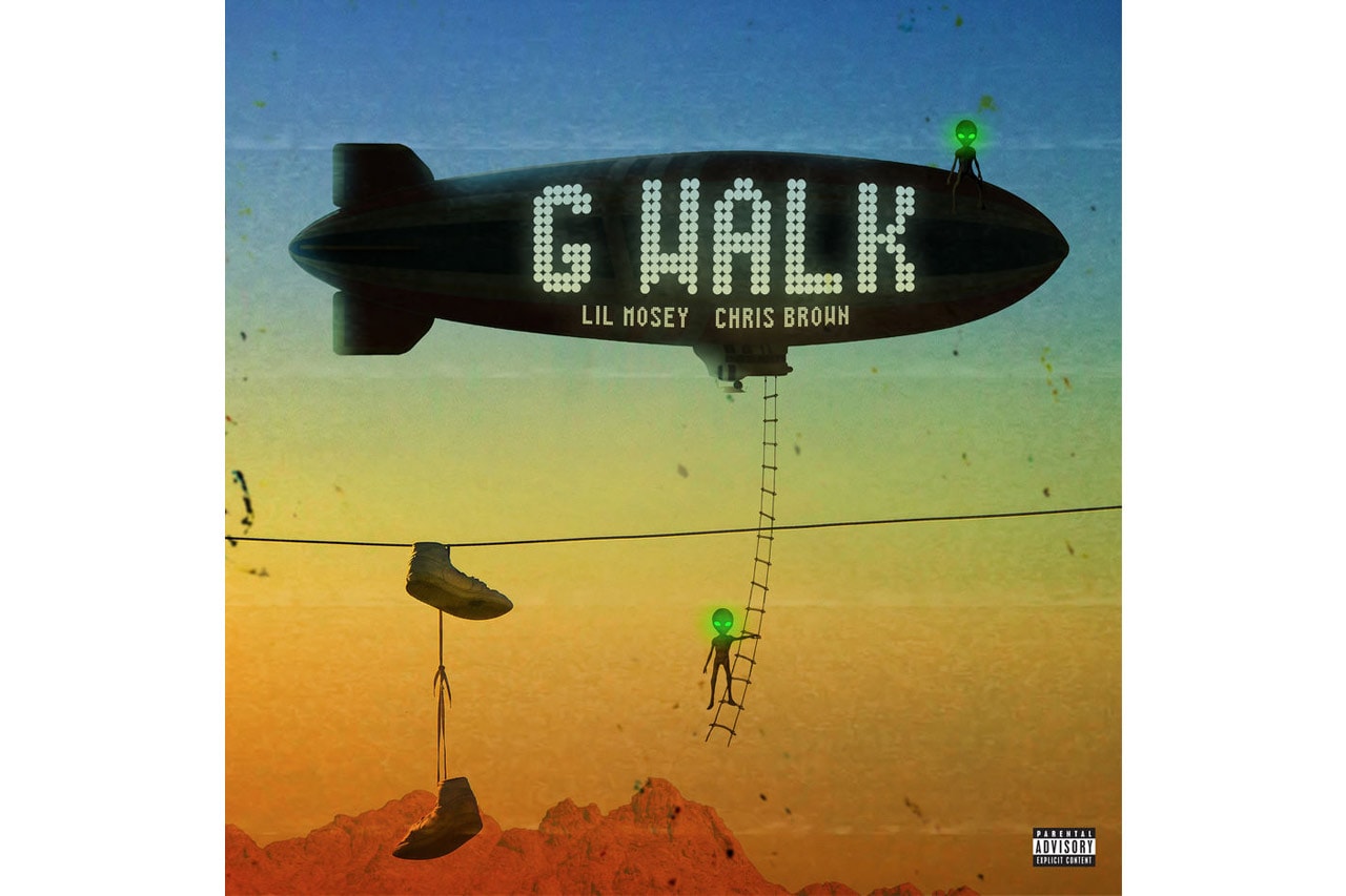 Lil Mosey "G Walk" With Chris Brown Song Stream