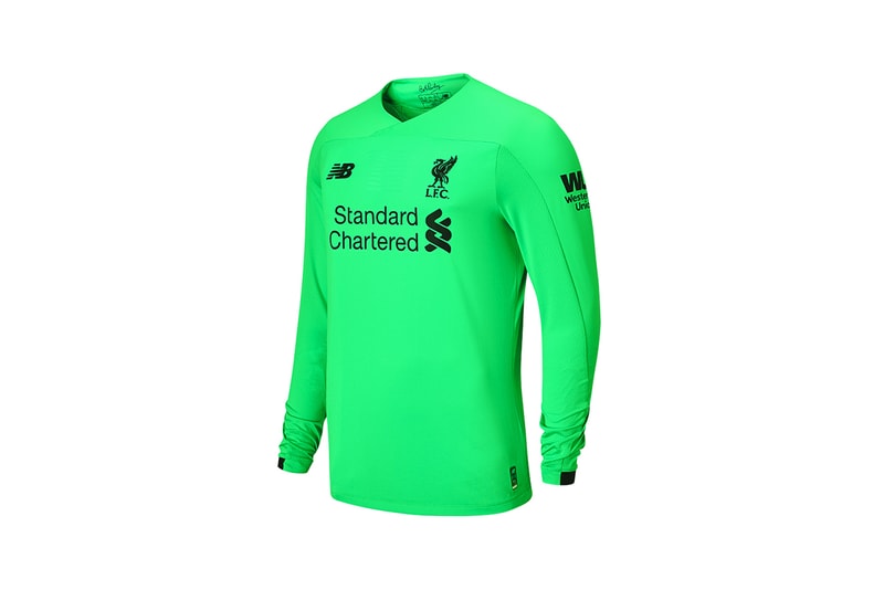 Liverpool fc champions league european cup blue white red irish green goalkeeper outfield jersey sadio mane new balance soccer football release details pre order premier league