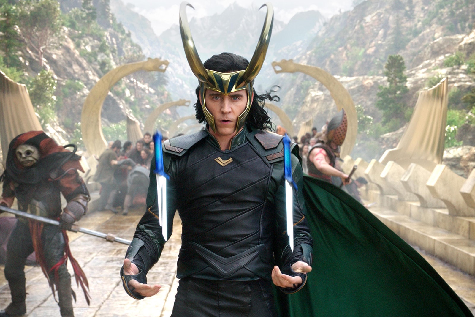 A First Look at Loki Disney+ Series Marvel Studios Tom Hiddleston Kevin Feige streaming service avenger endgame marvel cinematic universe